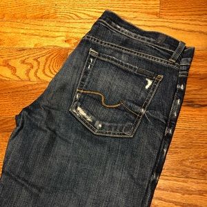 7 for all mankind bootcut organic cotton denim